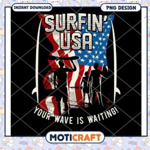 Surfin' USA PNG Design Download
