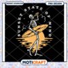 Sunset State of Mind Skeleton Surfer PNG