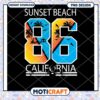 Sunset Beach 86 California PNG