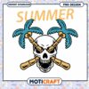 Summer Skull PNG Design Download