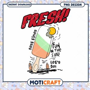 Summer Popsicle PNG Design