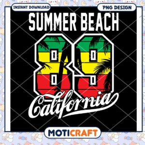 Summer Beach California 89 PNG Design