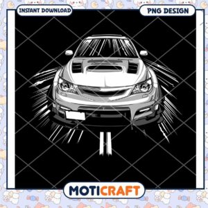 Subaru WRX STI PNG Design