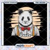 Stylish Panda PNG Design Instant Download 1 Stylish Panda PNG Design Instant Download