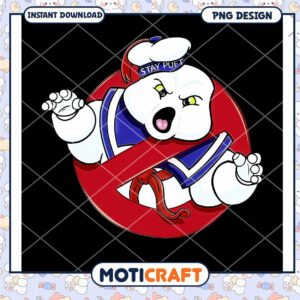 Stay Puft Marshmallow Man PNG Design