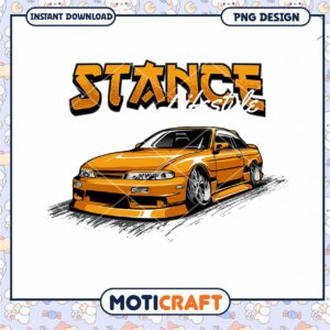 Stance Car PNG Design Download