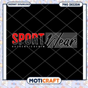 Sport Wear PNG Design Authentic Denim