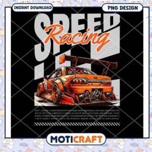 Speed Racing PNG Design Download