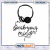 Speak Your Mind Headphones PNG 1 Speak Your Mind Headphones PNG
