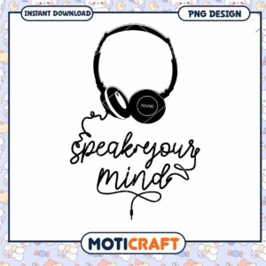 Speak Your Mind Headphones PNG