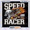 Speed Racer Skull PNG Design