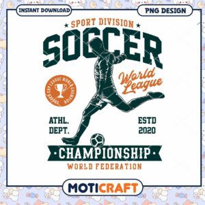 Soccer PNG World League Championship Design