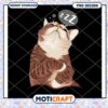 Sleepy Cat PNG Design Instant Download