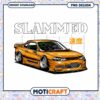 Slammed Nissan 240SX PNG Design