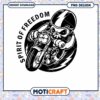 Skull Rider PNG Spirit of Freedom Design