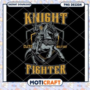 Skull Knight PNG Elite Military Fighter Design