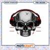 Skull Headphones PNG Design
