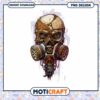 Skull Gas Mask PNG Design Instant Download