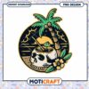Skull Beach Drink PNG Design