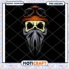 Skull Aviator PNG Design Instant Download