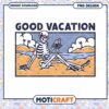 Skeleton Beach Vacation PNG