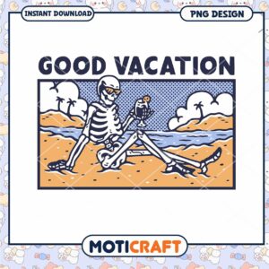 Skeleton Beach Vacation PNG