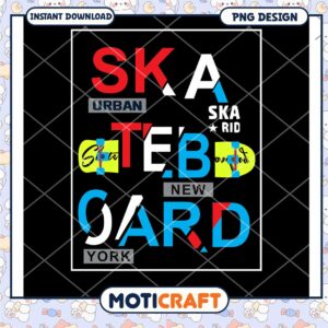 Skateboard PNG Design Urban Style