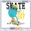 Skate All Day PNG Design