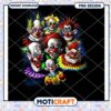 Scary Clown PNG Design Instant Download 1 Scary Clown PNG Design Instant Download