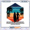 Santa Monica Summer Surfing PNG Design 1 Santa Monica Summer Surfing PNG Design