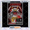 Samurai Warrior PNG Design Vintage Comic