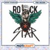 Rock Star PNG Design Instant Download