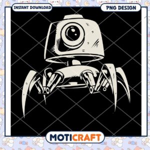 Robot PNG Design Instant Download