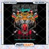 Roaring Tiger PNG Design Instant Download
