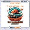 Retro Futuristic Car PNG Design