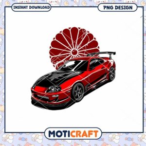 Red Supra PNG Design, Instant Download