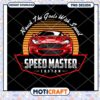 Red Sports Car PNG Design Speed Master