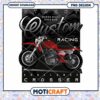 Red Custom Motorcycle PNG Design