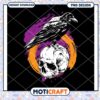 Raven Skull PNG Design Instant Download 1 Raven Skull PNG Design Instant Download