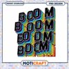 Rainbow Boom PNG Design