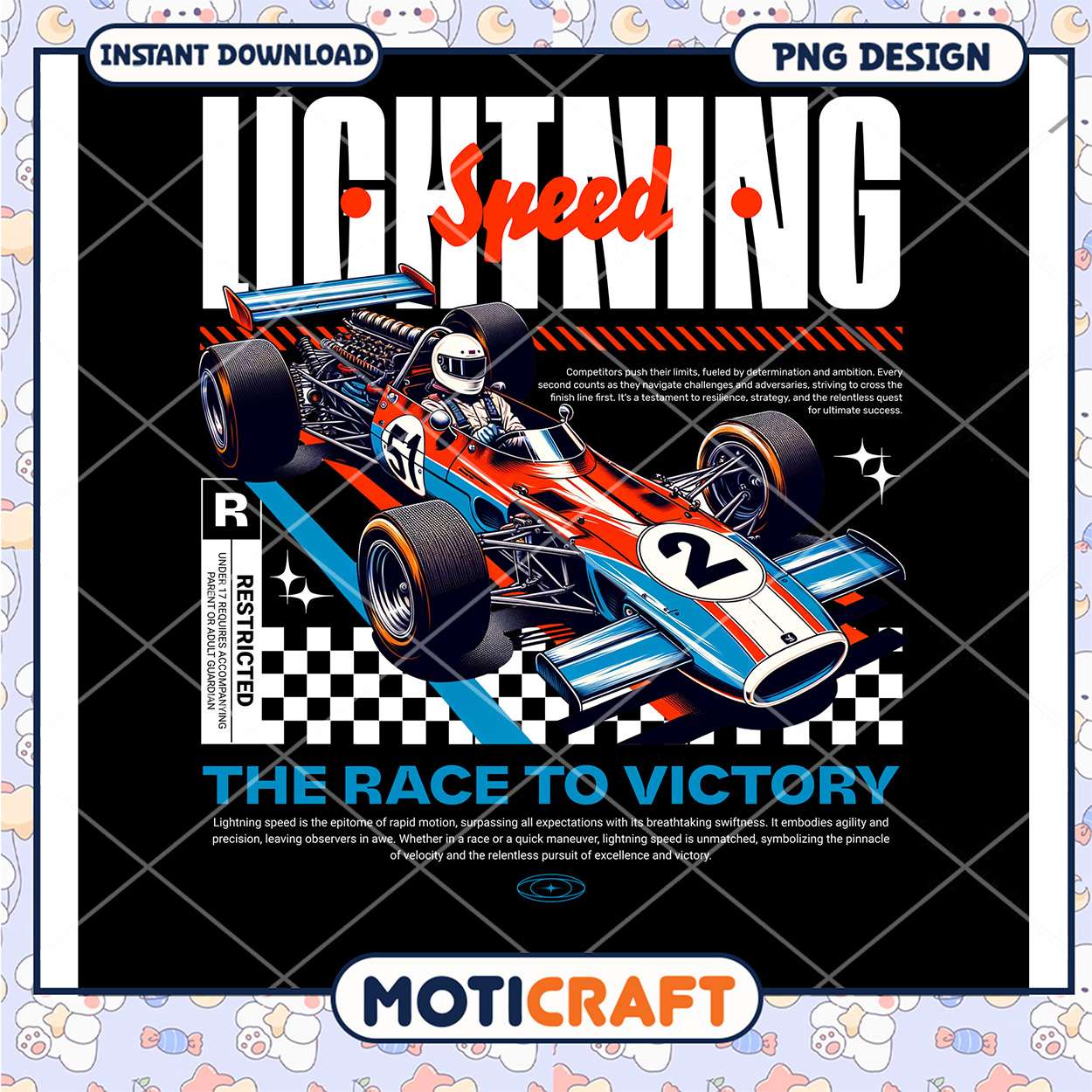 Racing Victory PNG Design Racing Victory PNG Design