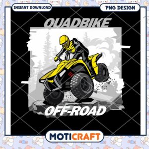 Quad Bike Off Road PNG Design