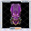 Purple Demon Mask PNG Design 2 Purple Demon Mask PNG Design