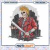 Punk Skull Baseball Bat PNG Design 1 Punk Skull Baseball Bat PNG Design