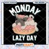 Pug Donut Monday Lazy Day PNG 1 Pug Donut Monday Lazy Day PNG