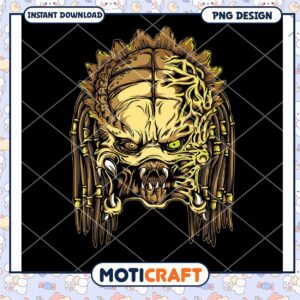 Predator PNG Design Instant Download