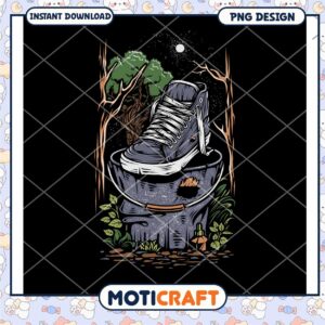 PNG Shoe Design Night Scene