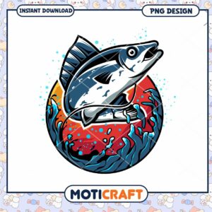 PNG Fish Design Instant Download