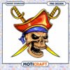 Pirate Skull PNG Design Instant Download 1 Pirate Skull PNG Design Instant Download
