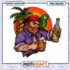 Pirate Drinking Beer PNG Design